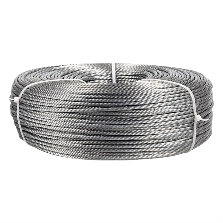 8x19 Galvanizita Ŝtalo Dratŝnuro