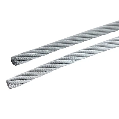 6x37 Galvanizita Drato Ŝnuro